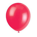 BALLOON RUBY RED 9IN 20