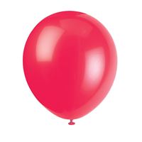 BALLOON RUBY RED 9IN 20