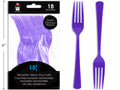 FORK 18PC PURPLE