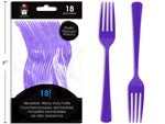 FORK 18PC PURPLE