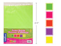 BOARD BRISTLE NEON 11X14IN 5PK