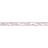 BANNER BDAY ROSEGOLD