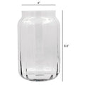 VASE GLASS FULL BLOOM 8.5IN