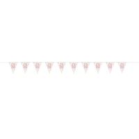 BANNER FLAG 60TH ROSEGOLD