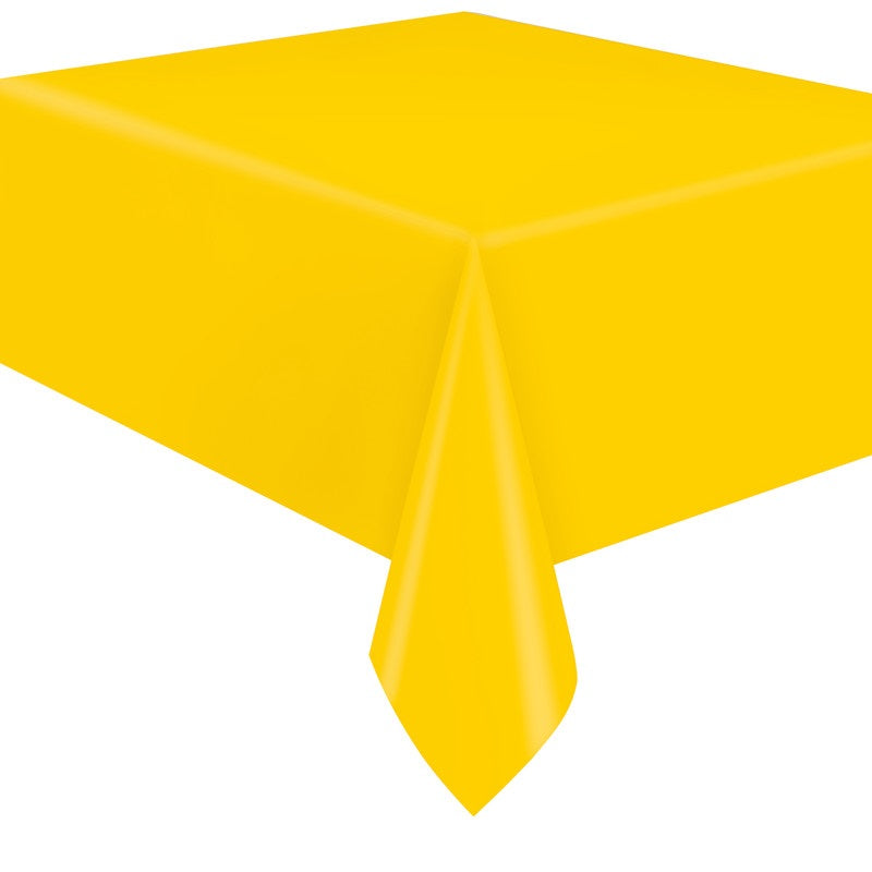 TABLECLOTH 54X108IN YELLOW