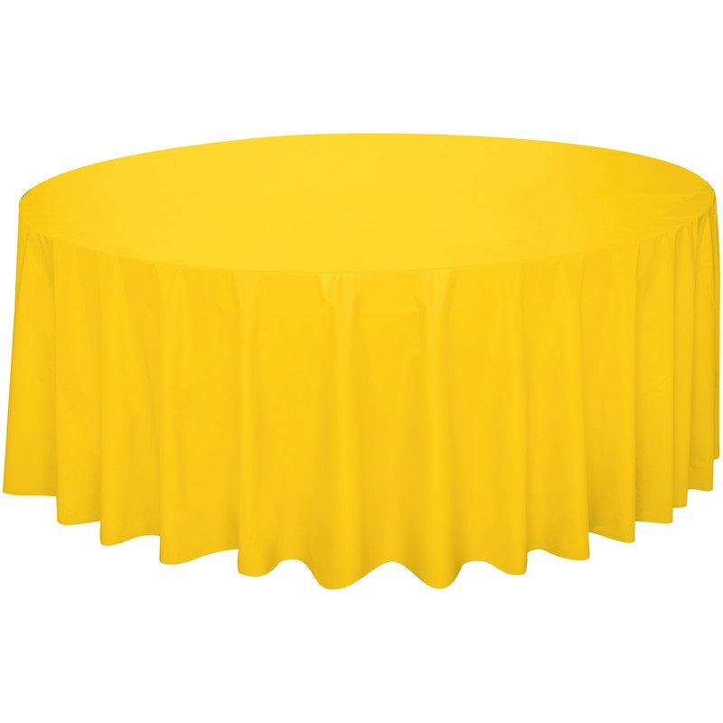 TABLECLOTH 84IN YELLOW
