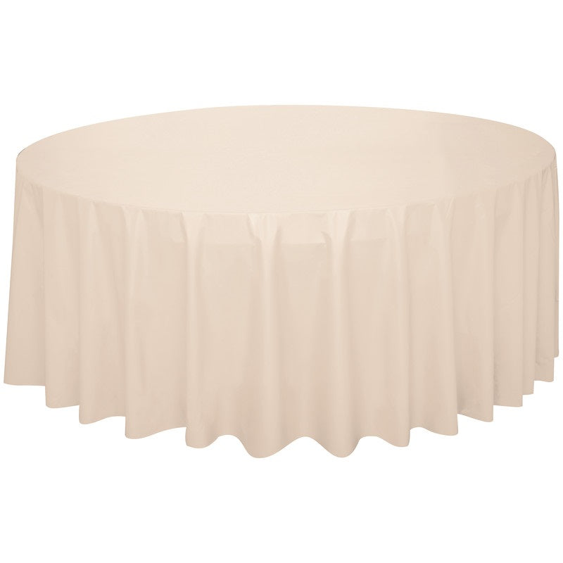 TABLECLOTH 84IN VANILLA
