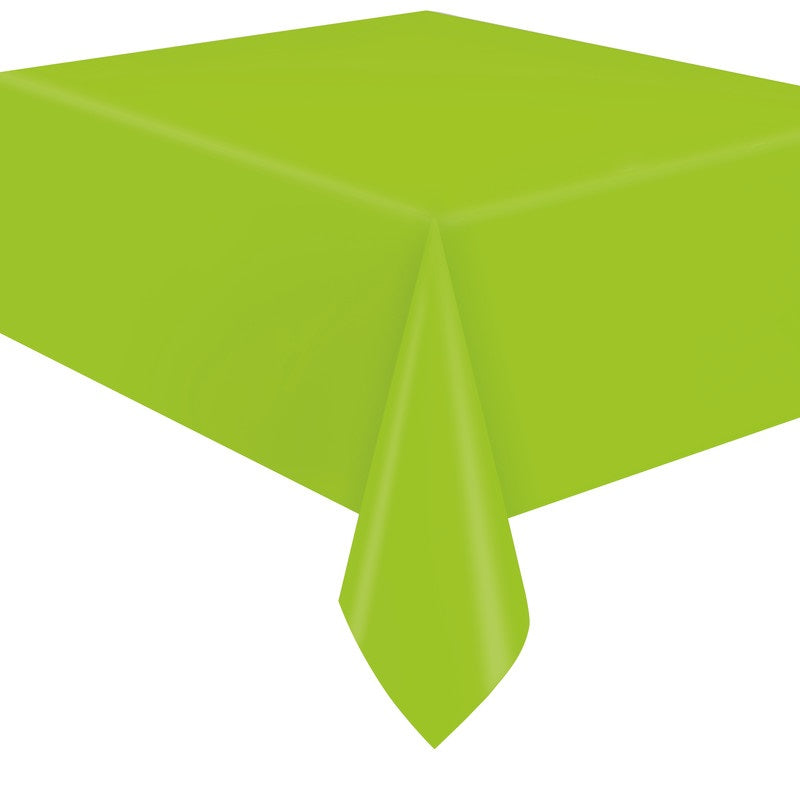 TABLECLOTH 54X108 NEON GREEN