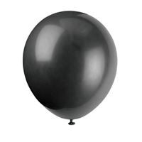BALLOON HELIUM 20PK JET BLACK