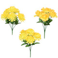 FLOWER BUSH 13.5IN YELLOW