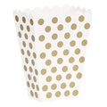 BOX TREAT X8 DOTS GOLD