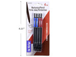 PENCIL MECHANICAL 4PC 0.7MM