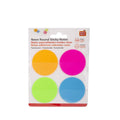 NOTE STICKY NEON ROUND 100PC