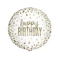 BALLOON FOIL 18IN BDAY GOLD